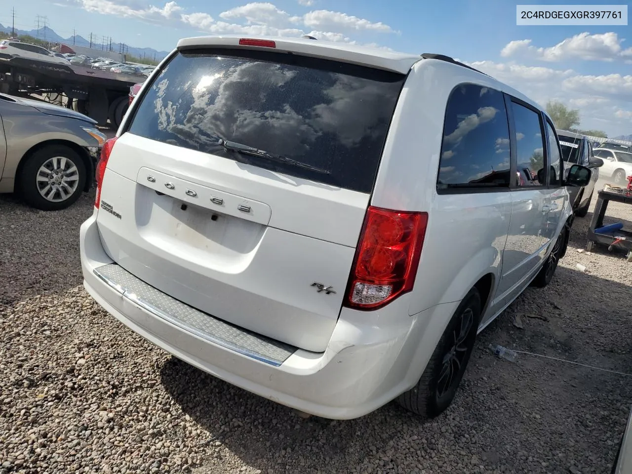 2016 Dodge Grand Caravan R/T VIN: 2C4RDGEGXGR397761 Lot: 71618174