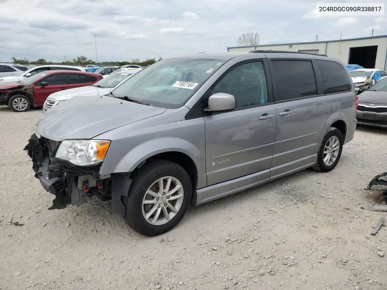 2016 Dodge Grand Caravan Sxt VIN: 2C4RDGCG9GR338817 Lot: 71802164