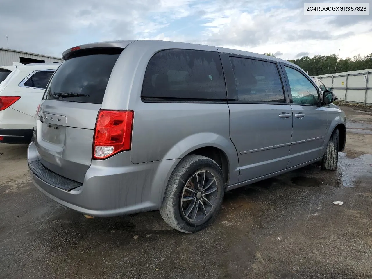 2016 Dodge Grand Caravan Sxt VIN: 2C4RDGCGXGR357828 Lot: 71951094