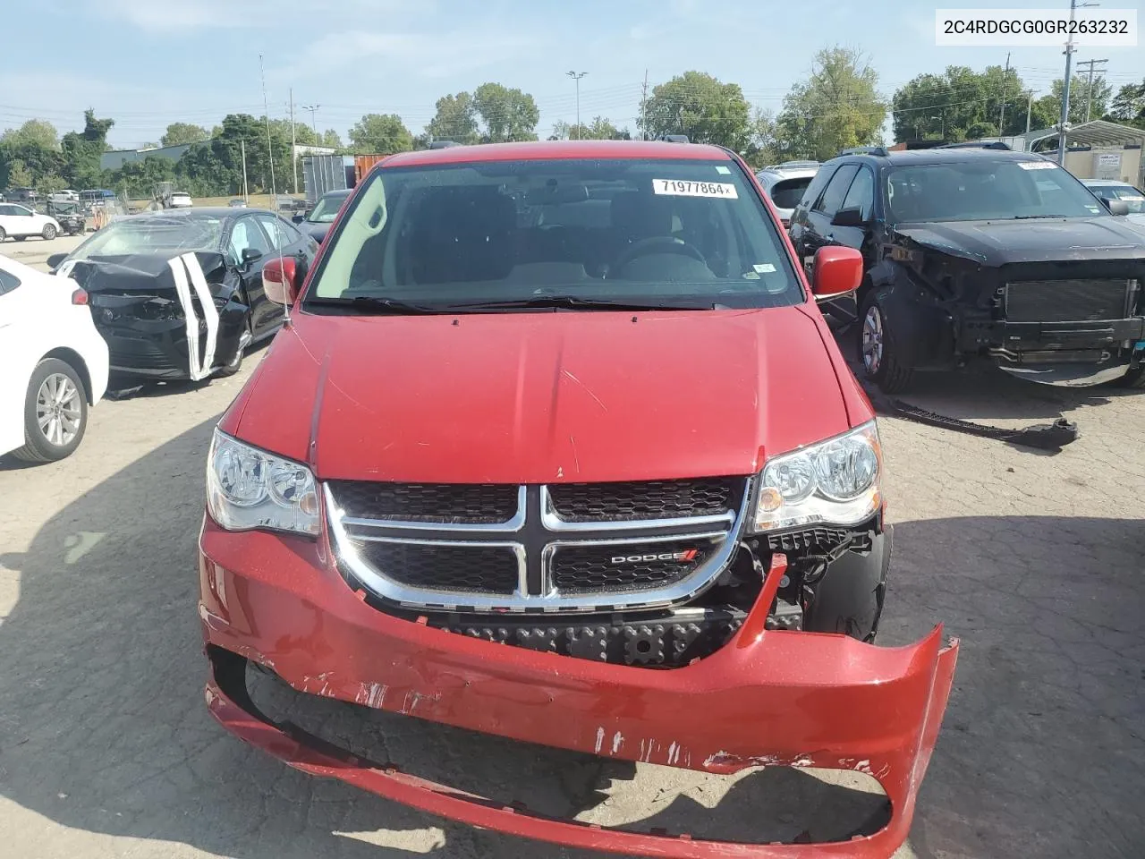 2016 Dodge Grand Caravan Sxt VIN: 2C4RDGCG0GR263232 Lot: 71977864