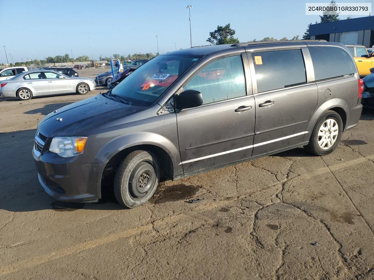 2016 Dodge Grand Caravan Se VIN: 2C4RDGBG1GR330793 Lot: 72052104