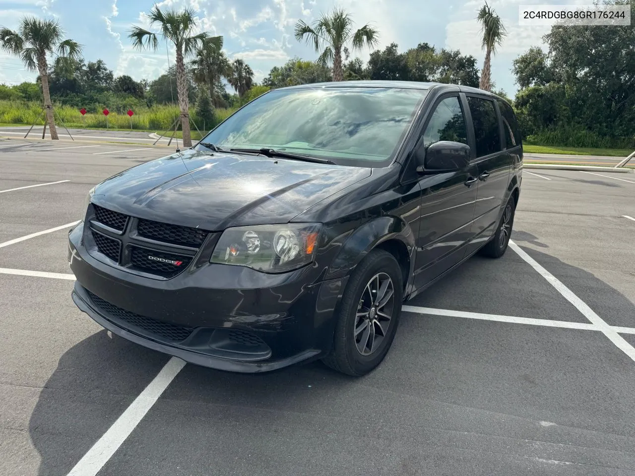 2016 Dodge Grand Caravan Se VIN: 2C4RDGBG8GR176244 Lot: 72066674