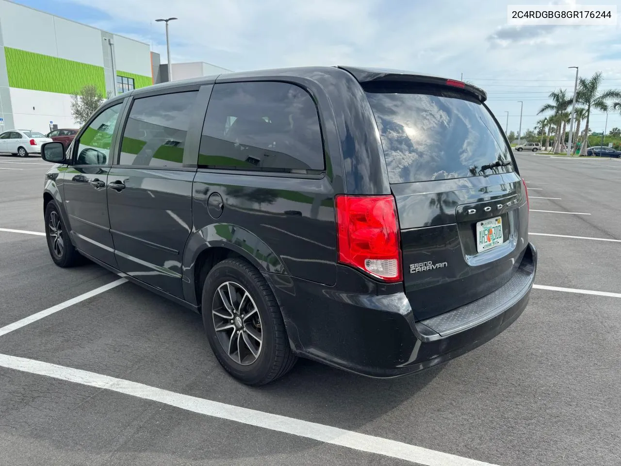 2016 Dodge Grand Caravan Se VIN: 2C4RDGBG8GR176244 Lot: 72066674