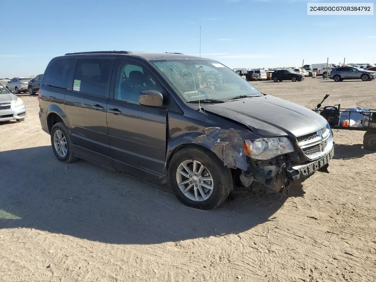 2C4RDGCG7GR384792 2016 Dodge Grand Caravan Sxt