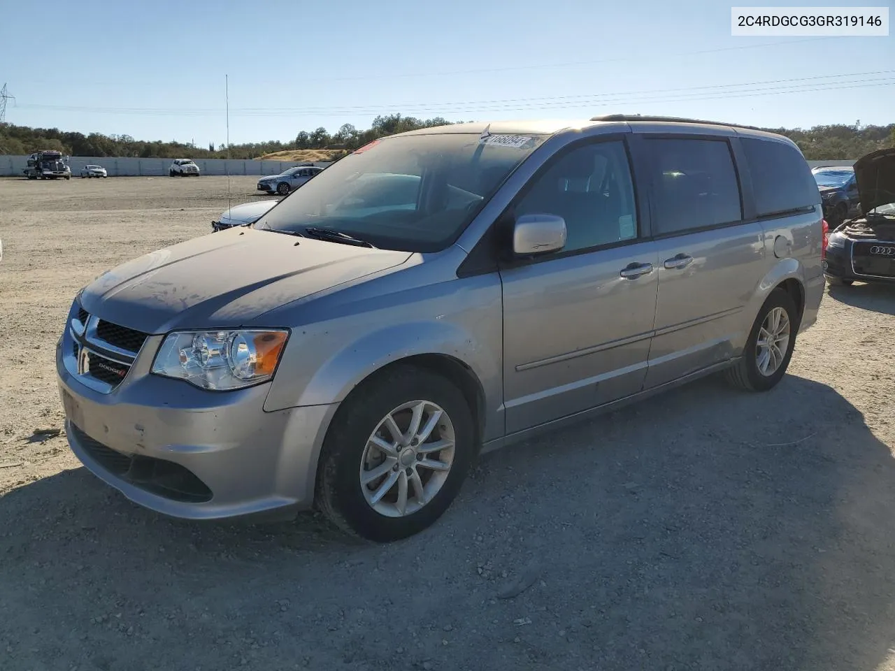 2016 Dodge Grand Caravan Sxt VIN: 2C4RDGCG3GR319146 Lot: 72166094