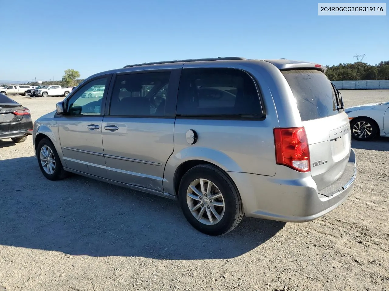 2C4RDGCG3GR319146 2016 Dodge Grand Caravan Sxt