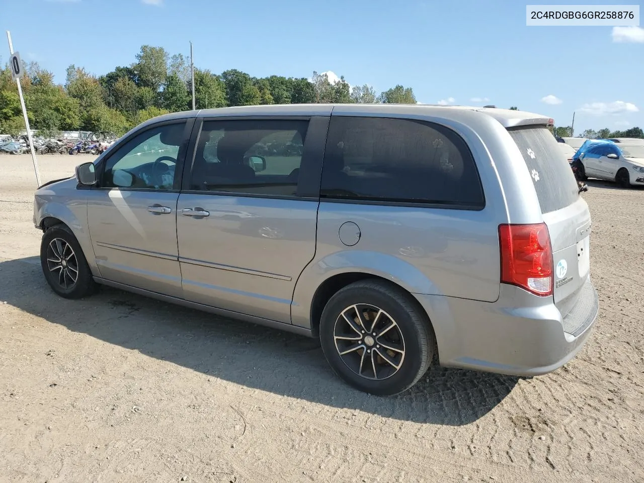 2016 Dodge Grand Caravan Se VIN: 2C4RDGBG6GR258876 Lot: 72167744