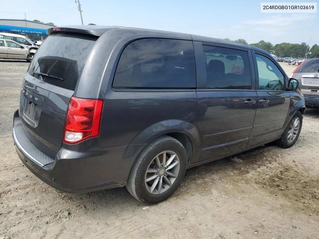 2016 Dodge Grand Caravan Se VIN: 2C4RDGBG1GR103619 Lot: 72266424