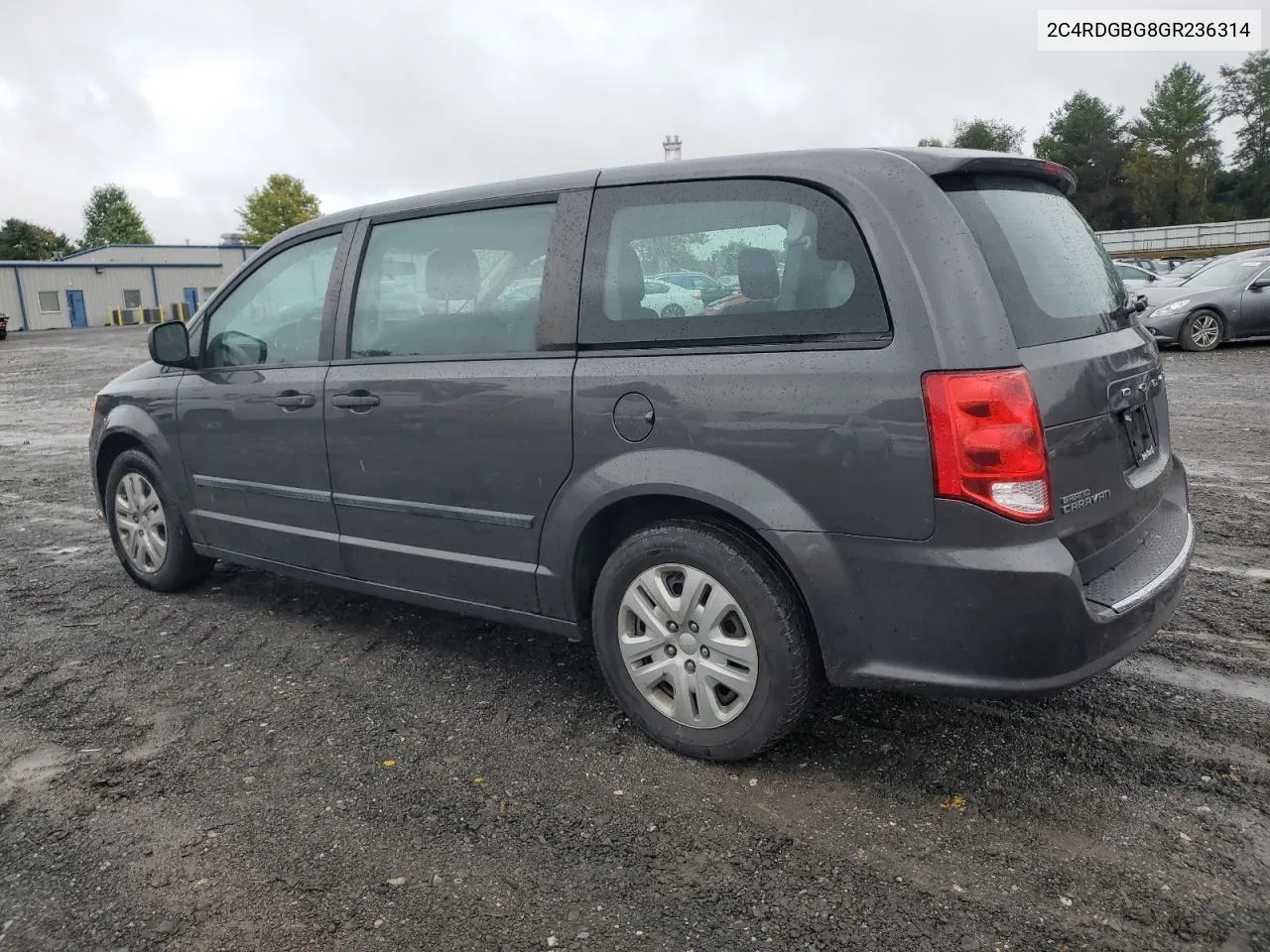 2016 Dodge Grand Caravan Se VIN: 2C4RDGBG8GR236314 Lot: 72546684