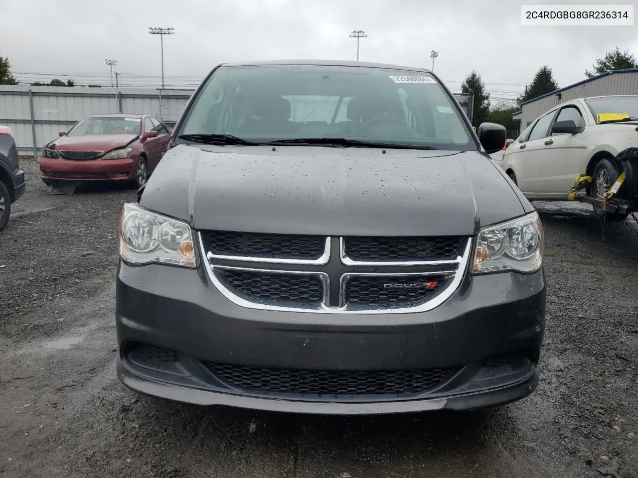 2016 Dodge Grand Caravan Se VIN: 2C4RDGBG8GR236314 Lot: 72546684