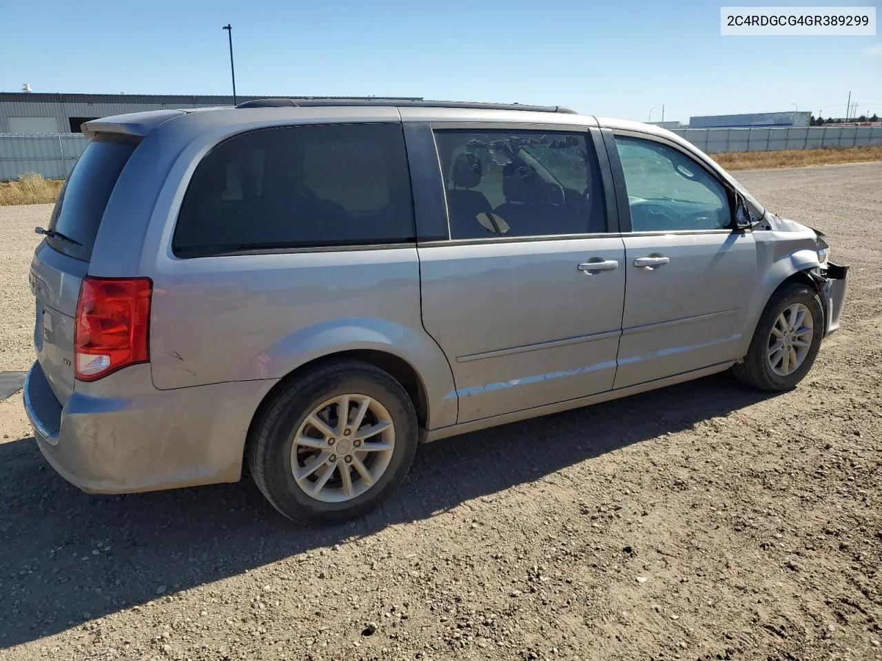 2016 Dodge Grand Caravan Sxt VIN: 2C4RDGCG4GR389299 Lot: 72791034