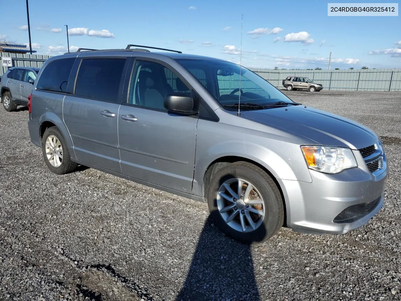 2C4RDGBG4GR325412 2016 Dodge Grand Caravan Se