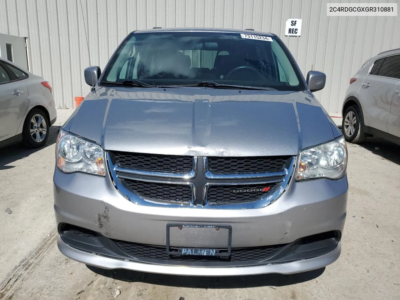 2016 Dodge Grand Caravan Sxt VIN: 2C4RDGCGXGR310881 Lot: 73115234