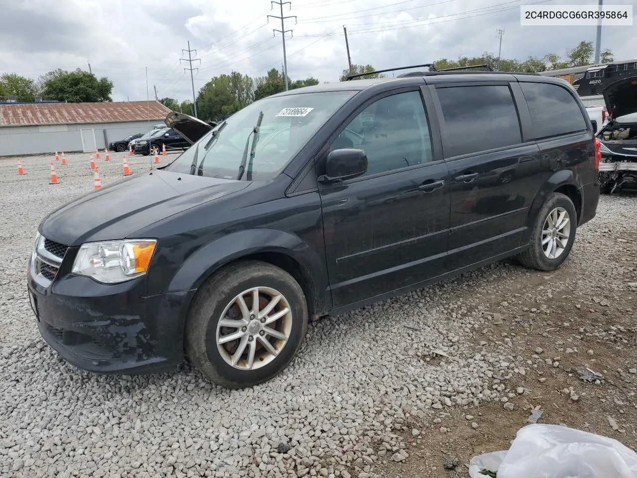 2016 Dodge Grand Caravan Sxt VIN: 2C4RDGCG6GR395864 Lot: 73189664