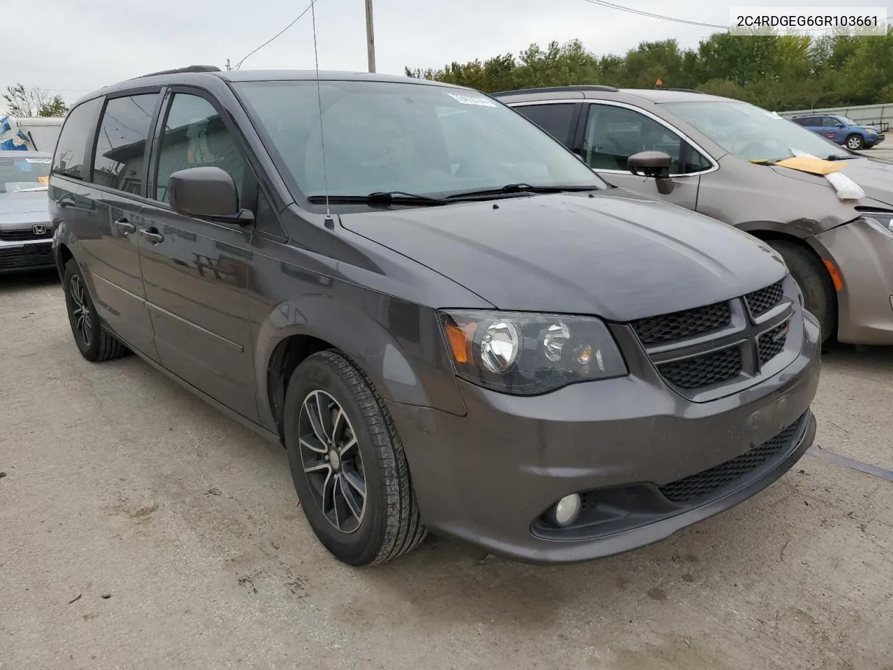 2016 Dodge Grand Caravan R/T VIN: 2C4RDGEG6GR103661 Lot: 73412774