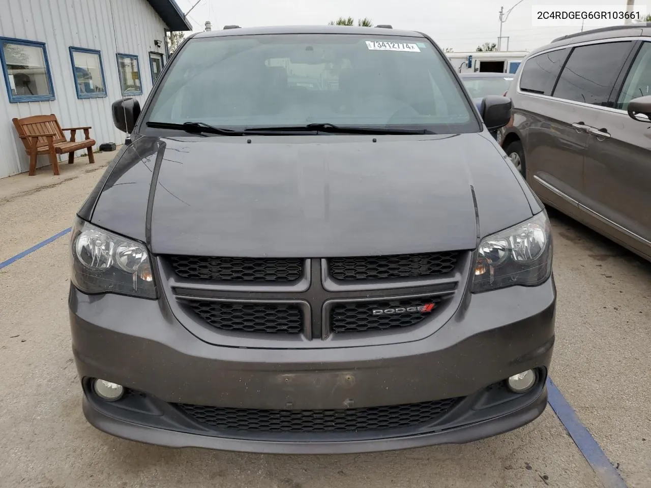 2016 Dodge Grand Caravan R/T VIN: 2C4RDGEG6GR103661 Lot: 73412774