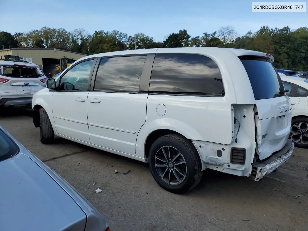 2C4RDGBGXGR401747 2016 Dodge Grand Caravan Se