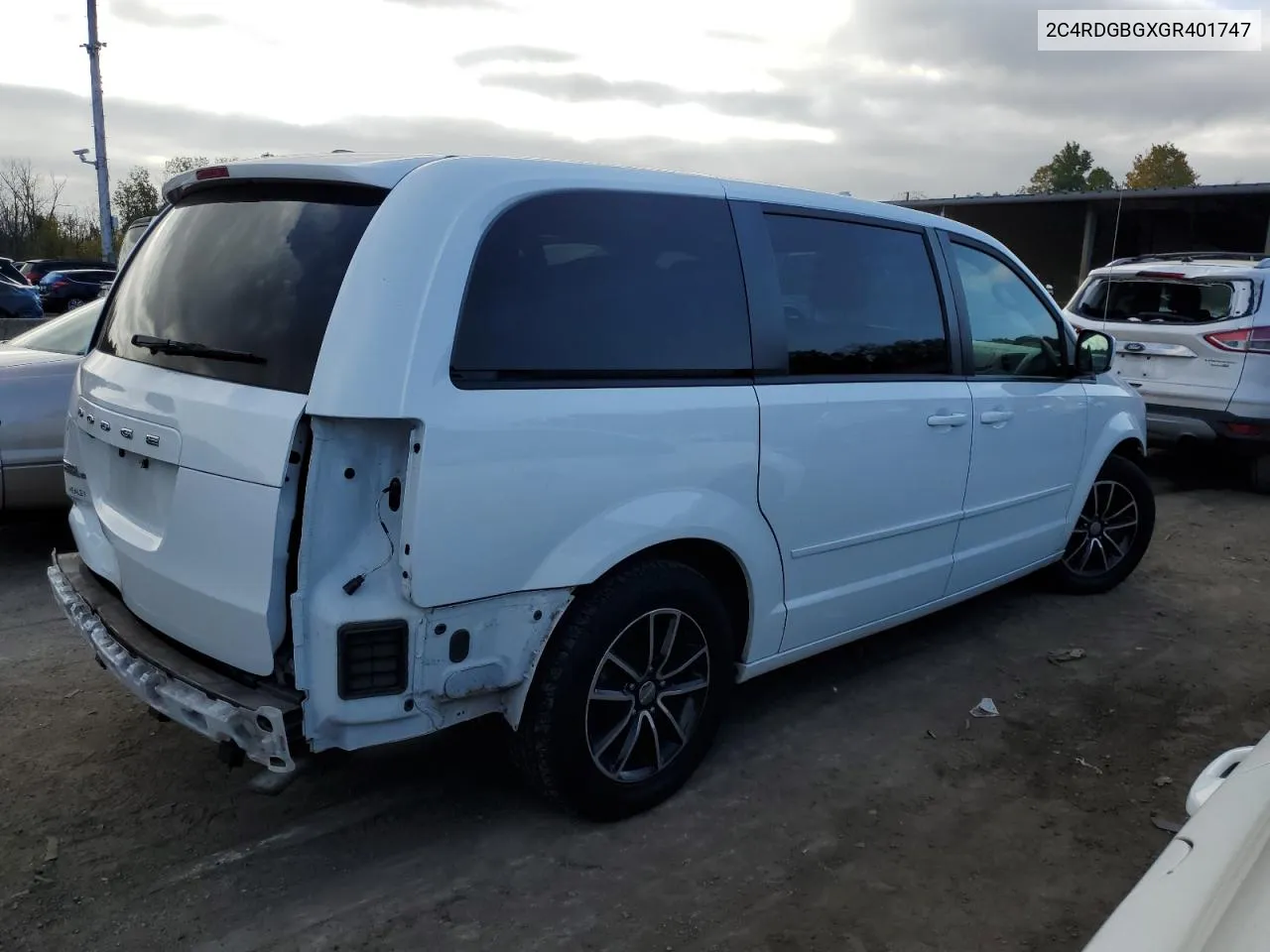 2016 Dodge Grand Caravan Se VIN: 2C4RDGBGXGR401747 Lot: 74058564