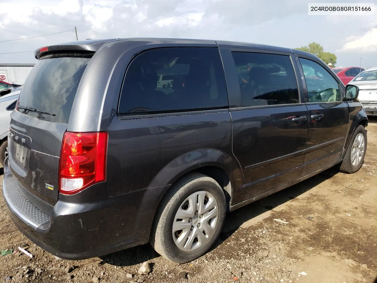 2016 Dodge Grand Caravan Se VIN: 2C4RDGBG8GR151666 Lot: 74189644