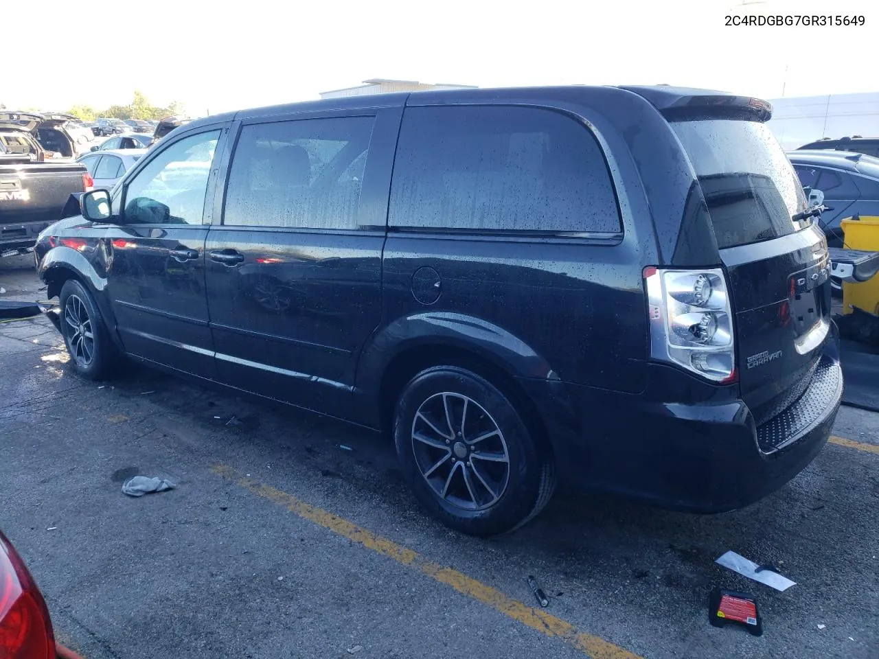 2016 Dodge Grand Caravan Se VIN: 2C4RDGBG7GR315649 Lot: 74282624