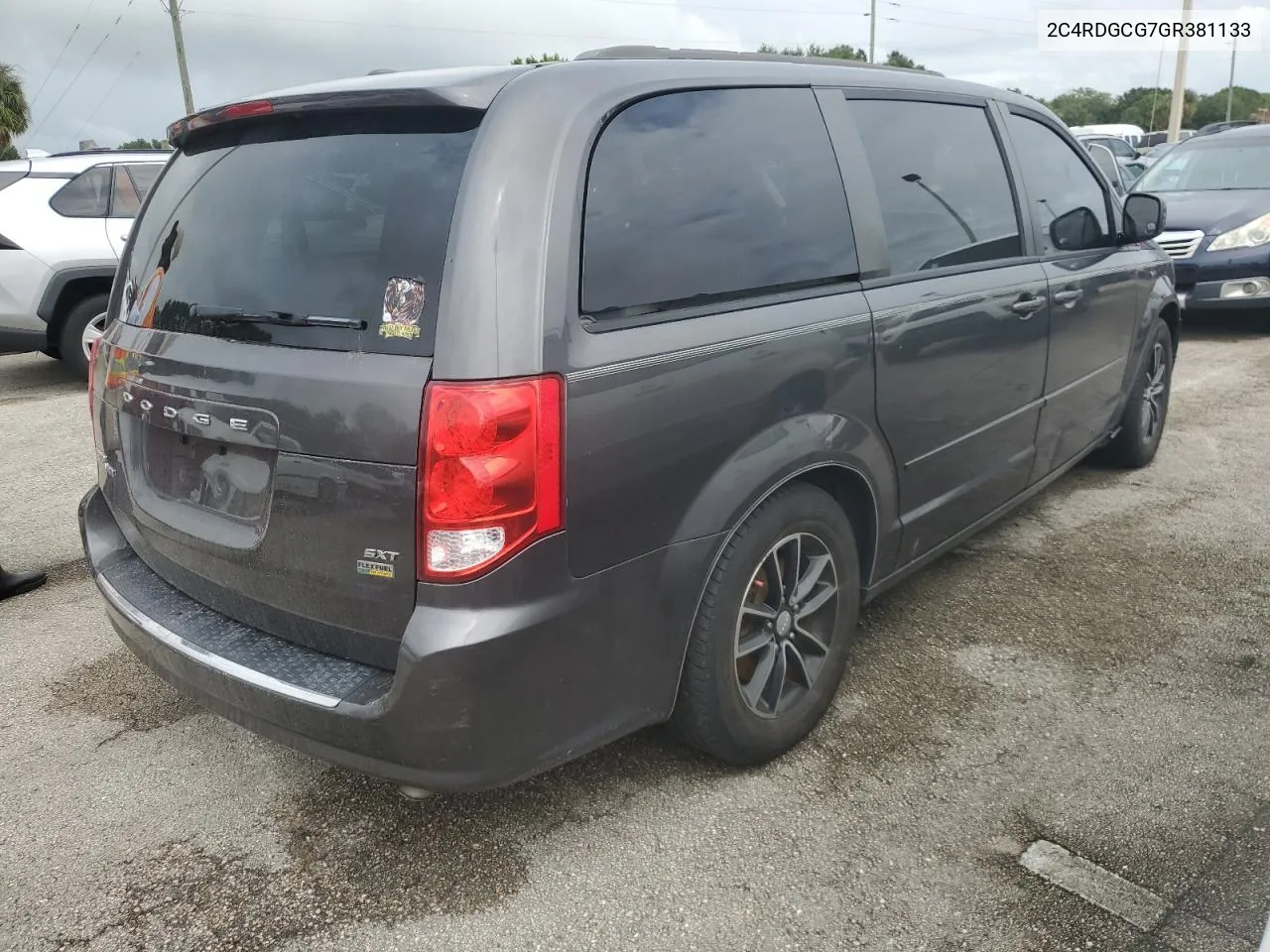 2016 Dodge Grand Caravan Sxt VIN: 2C4RDGCG7GR381133 Lot: 74472754