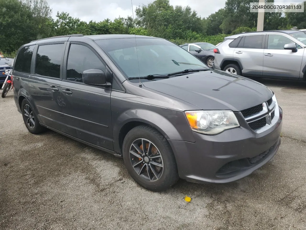 2016 Dodge Grand Caravan Sxt VIN: 2C4RDGCG7GR381133 Lot: 74472754