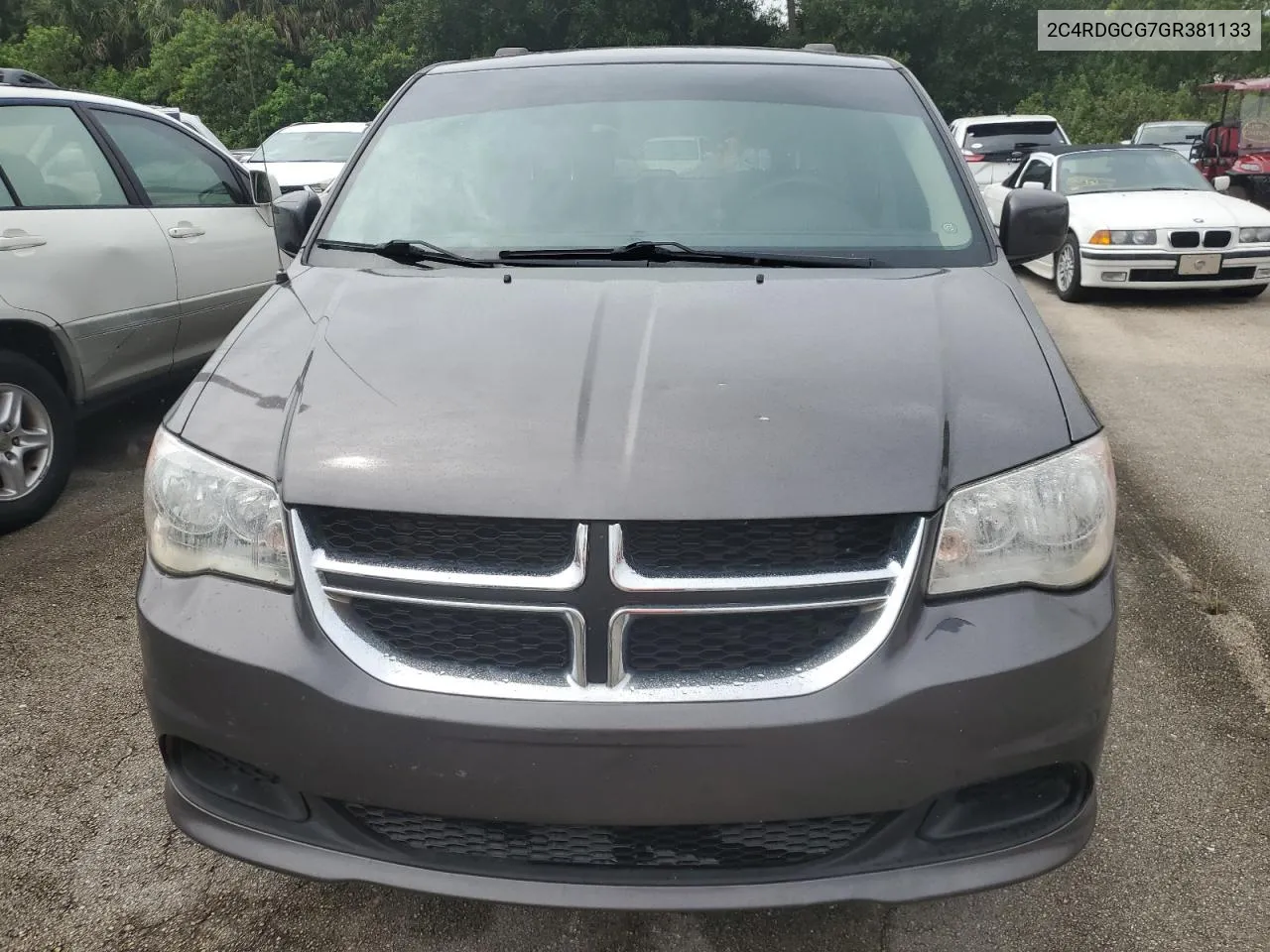 2016 Dodge Grand Caravan Sxt VIN: 2C4RDGCG7GR381133 Lot: 74472754