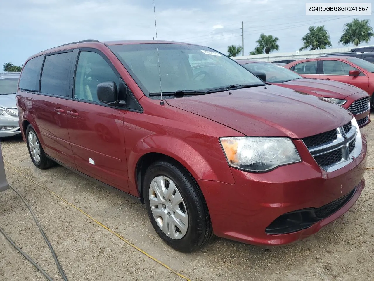 2016 Dodge Grand Caravan Se VIN: 2C4RDGBG8GR241867 Lot: 74703314