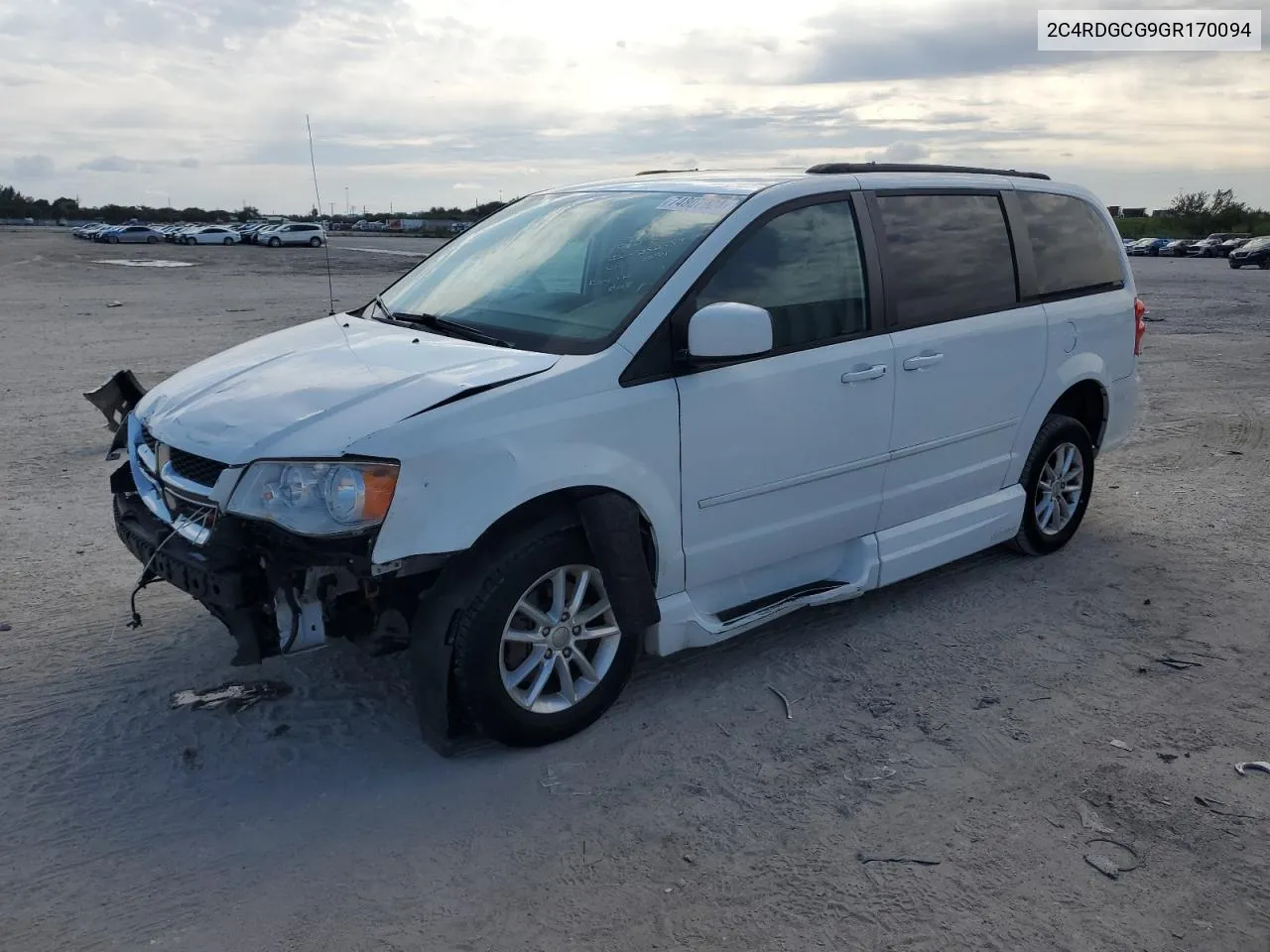 2016 Dodge Grand Caravan Sxt VIN: 2C4RDGCG9GR170094 Lot: 74807024