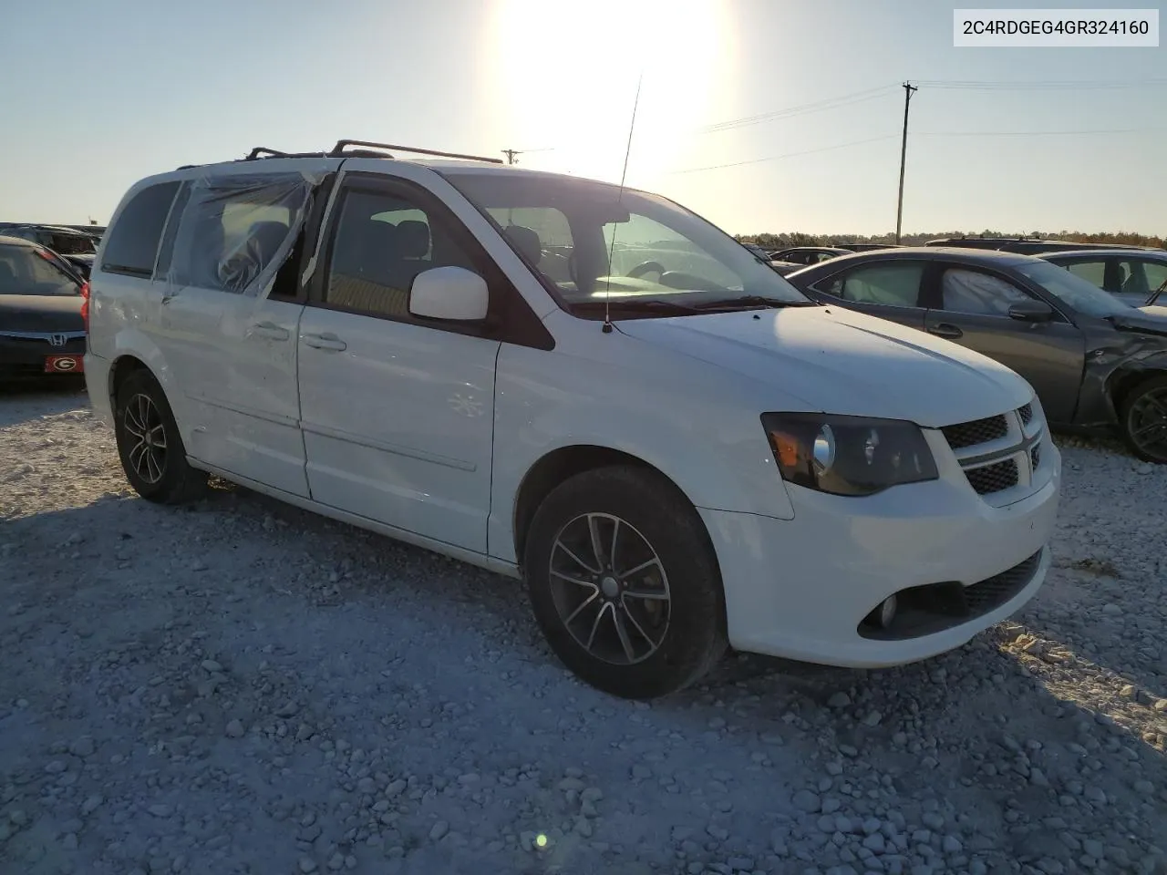 2016 Dodge Grand Caravan R/T VIN: 2C4RDGEG4GR324160 Lot: 75477814