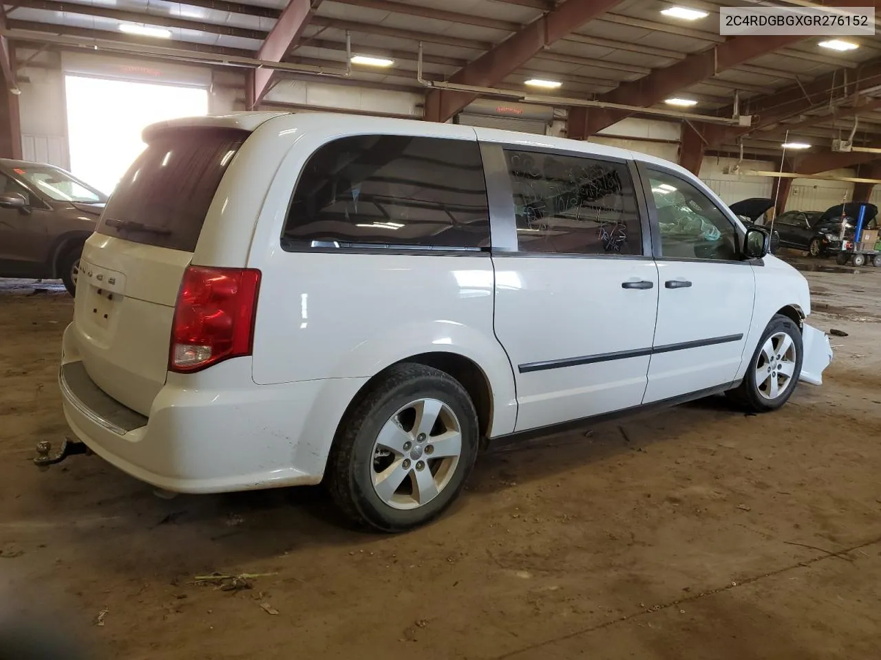 2016 Dodge Grand Caravan Se VIN: 2C4RDGBGXGR276152 Lot: 75501334