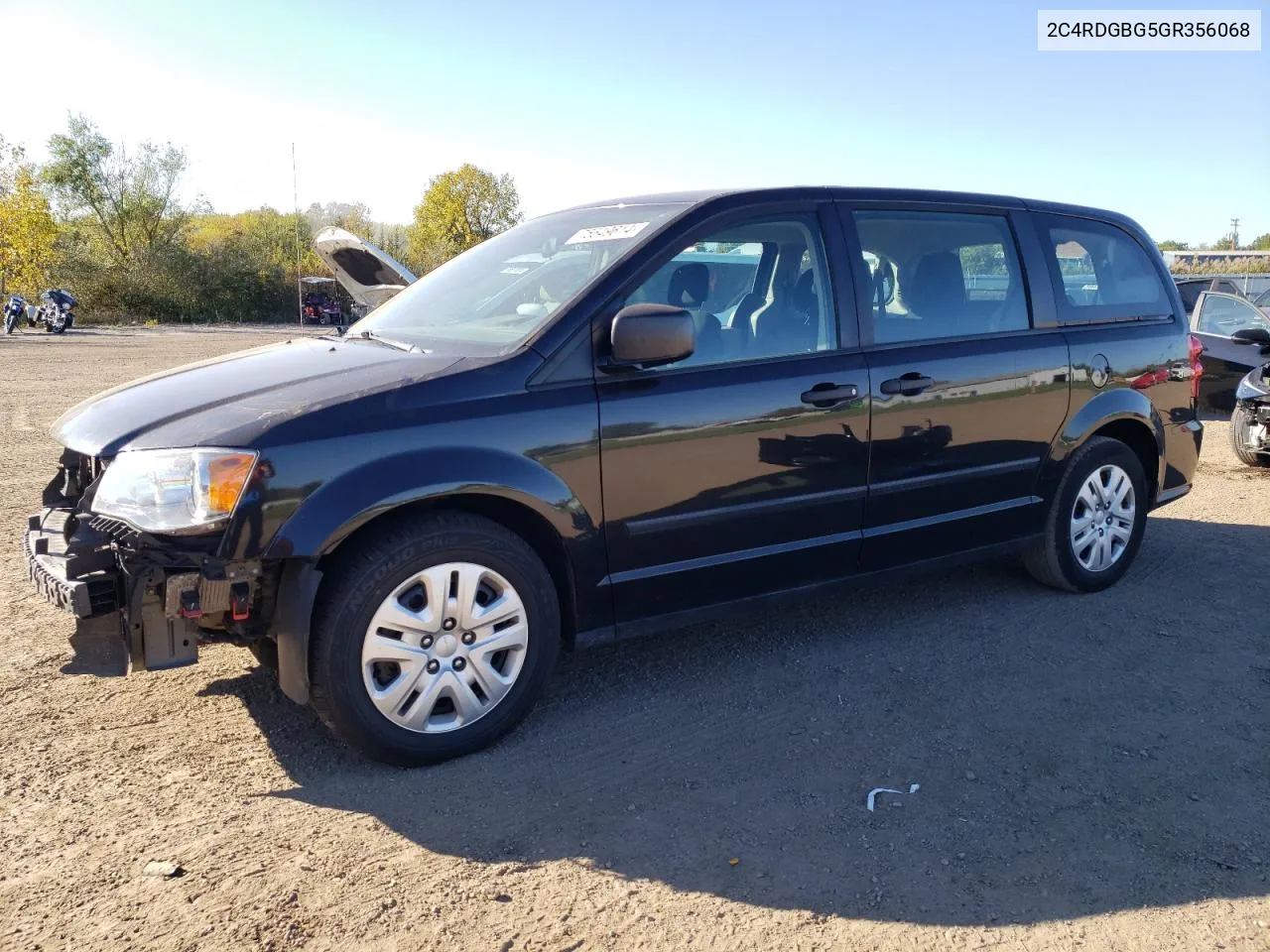 2016 Dodge Grand Caravan Se VIN: 2C4RDGBG5GR356068 Lot: 75549614