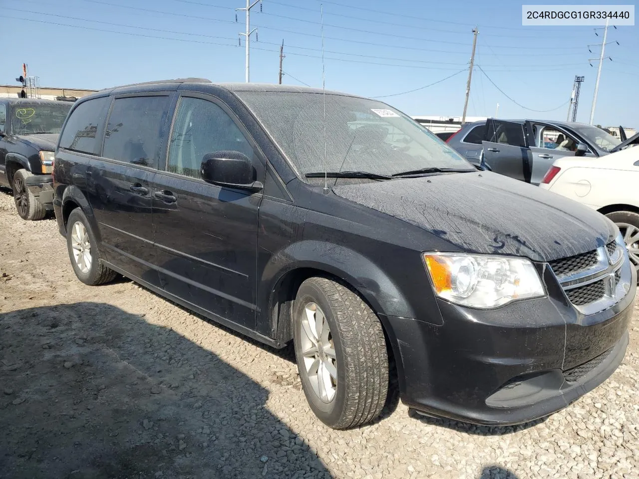 2016 Dodge Grand Caravan Sxt VIN: 2C4RDGCG1GR334440 Lot: 75784304