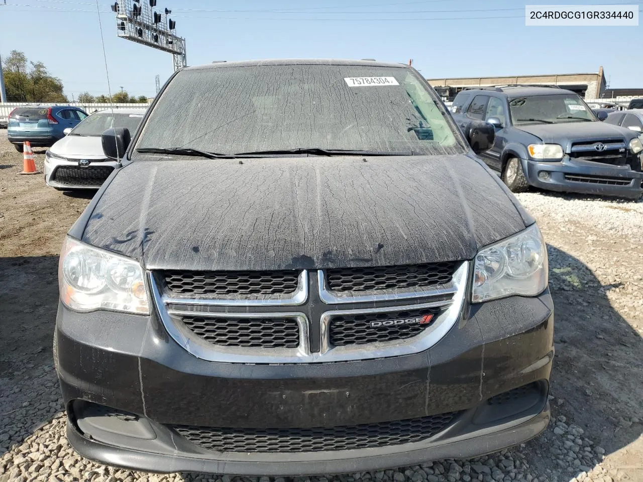 2016 Dodge Grand Caravan Sxt VIN: 2C4RDGCG1GR334440 Lot: 75784304