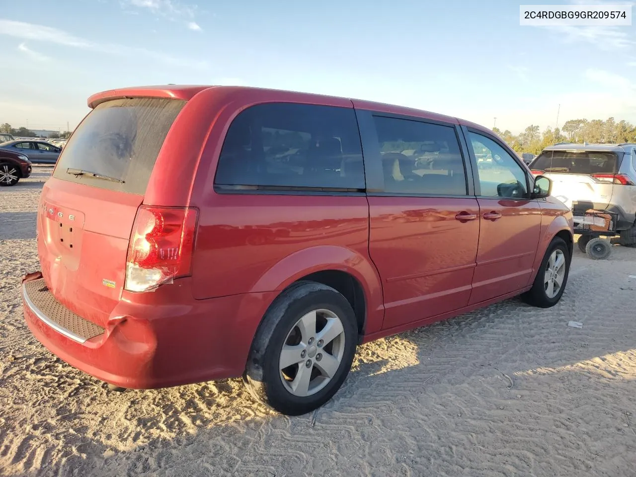 2016 Dodge Grand Caravan Se VIN: 2C4RDGBG9GR209574 Lot: 75789304