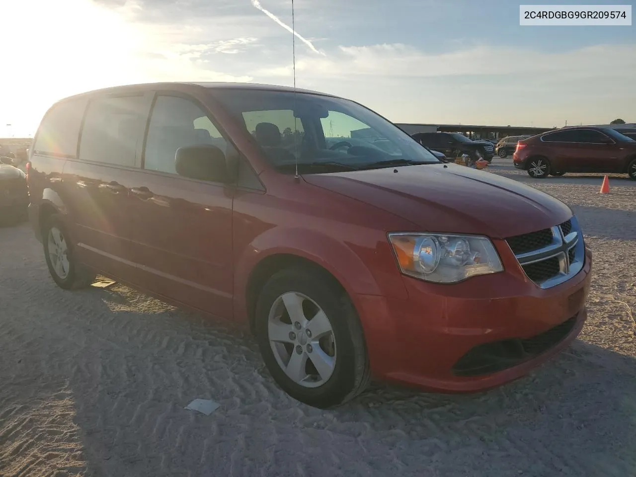 2016 Dodge Grand Caravan Se VIN: 2C4RDGBG9GR209574 Lot: 75789304