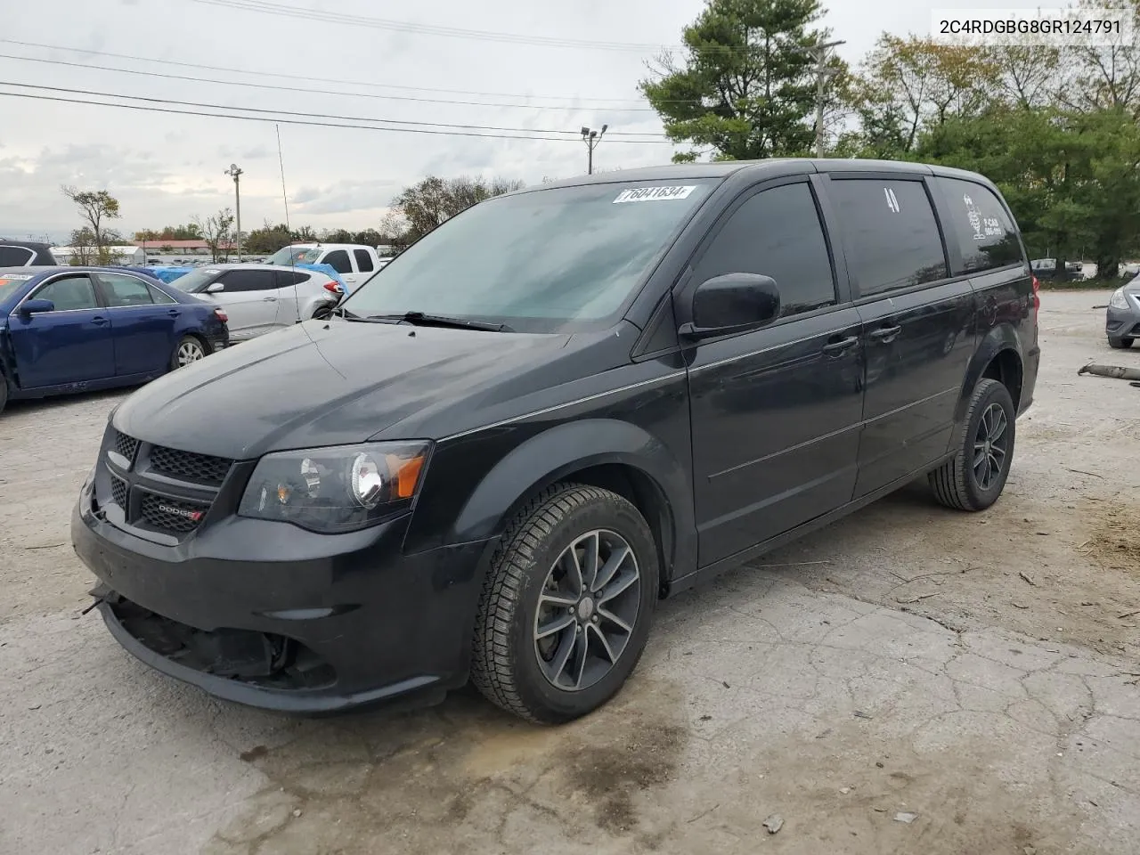 2016 Dodge Grand Caravan Se VIN: 2C4RDGBG8GR124791 Lot: 76041634