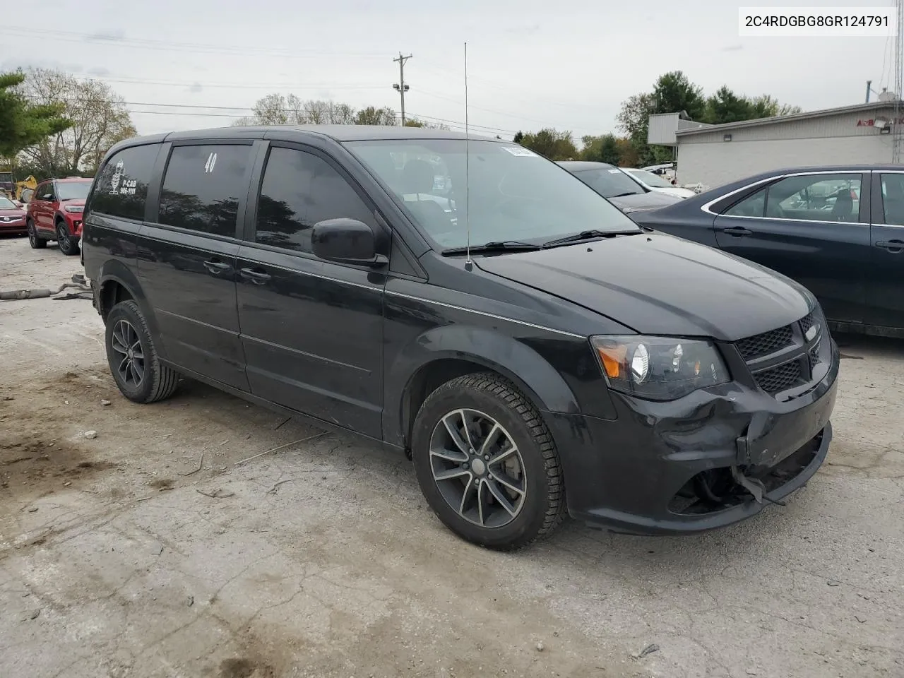 2016 Dodge Grand Caravan Se VIN: 2C4RDGBG8GR124791 Lot: 76041634