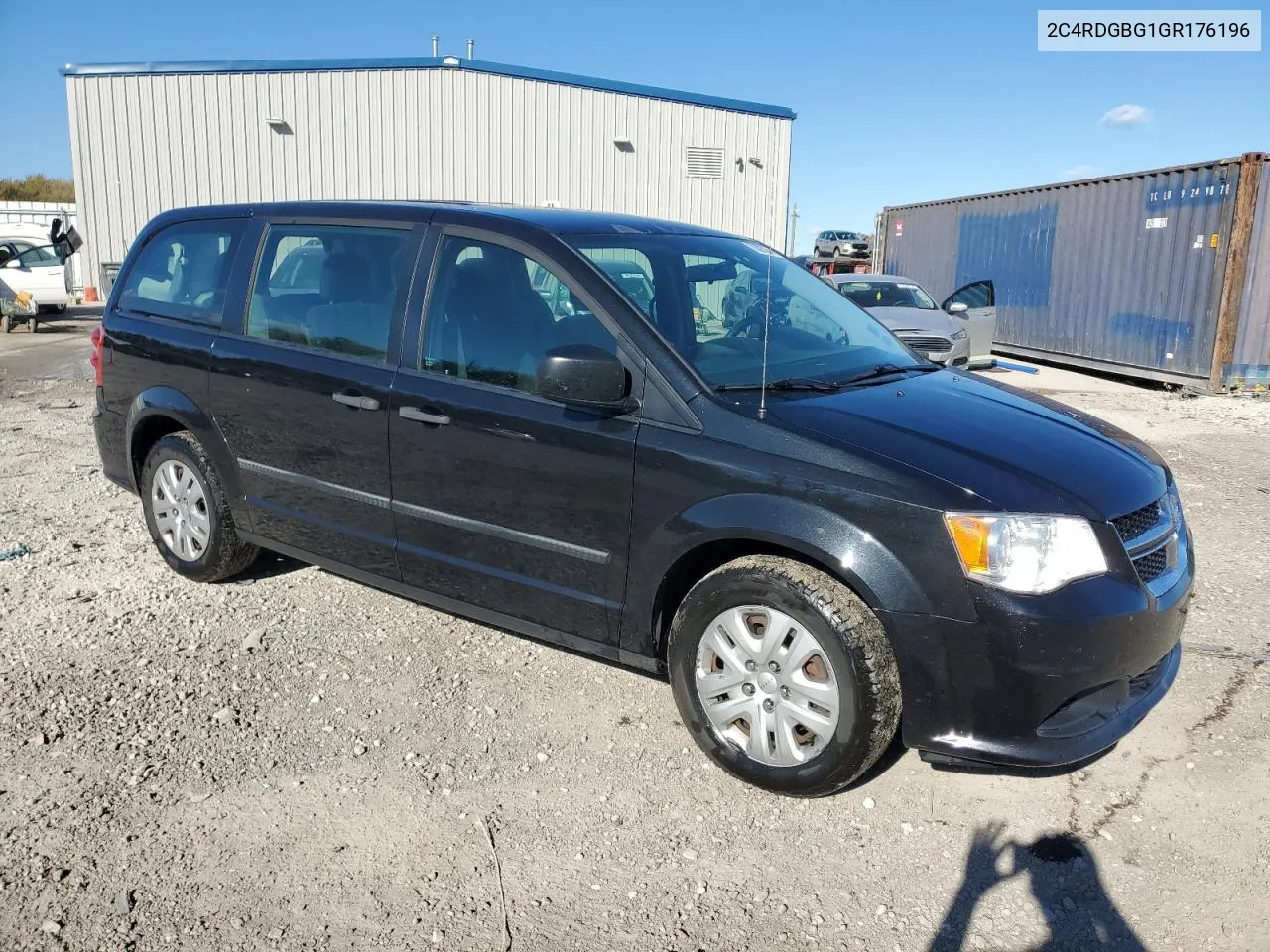 2016 Dodge Grand Caravan Se VIN: 2C4RDGBG1GR176196 Lot: 76305034