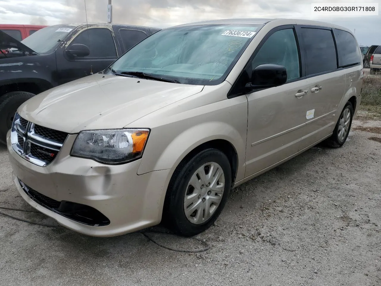 2016 Dodge Grand Caravan Se VIN: 2C4RDGBG3GR171808 Lot: 76336724