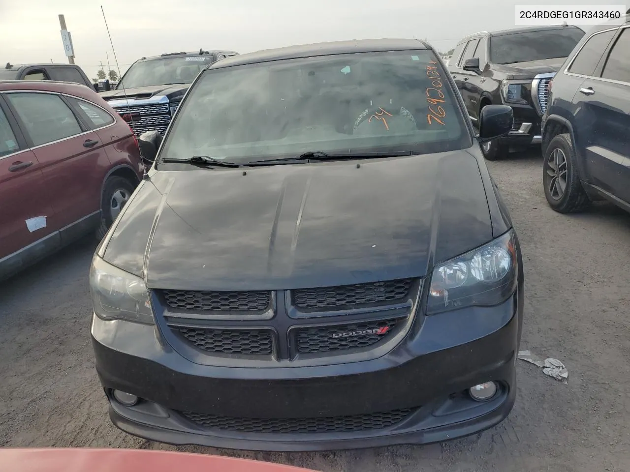 2C4RDGEG1GR343460 2016 Dodge Grand Caravan R/T