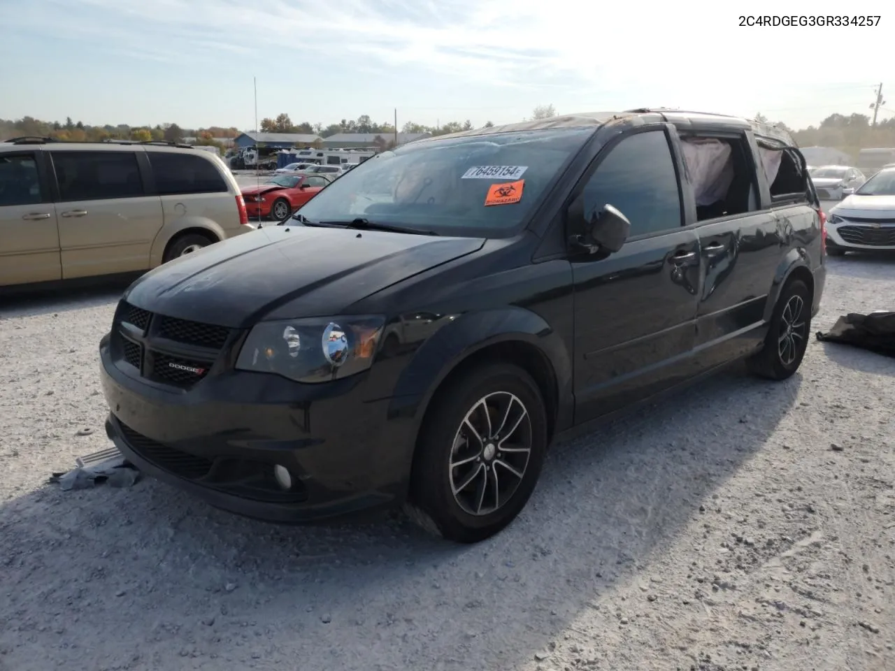 2016 Dodge Grand Caravan R/T VIN: 2C4RDGEG3GR334257 Lot: 76459154