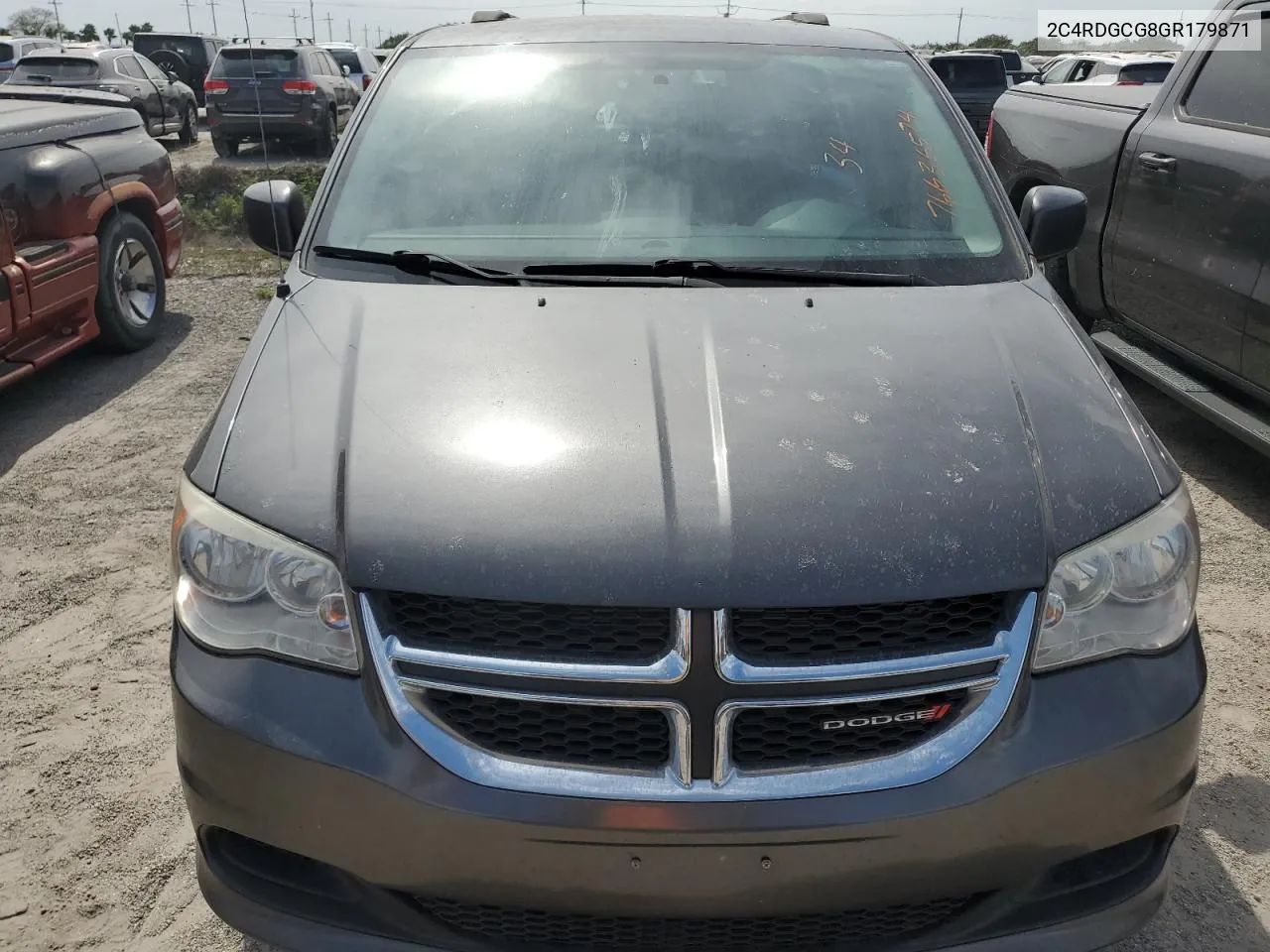 2C4RDGCG8GR179871 2016 Dodge Grand Caravan Sxt