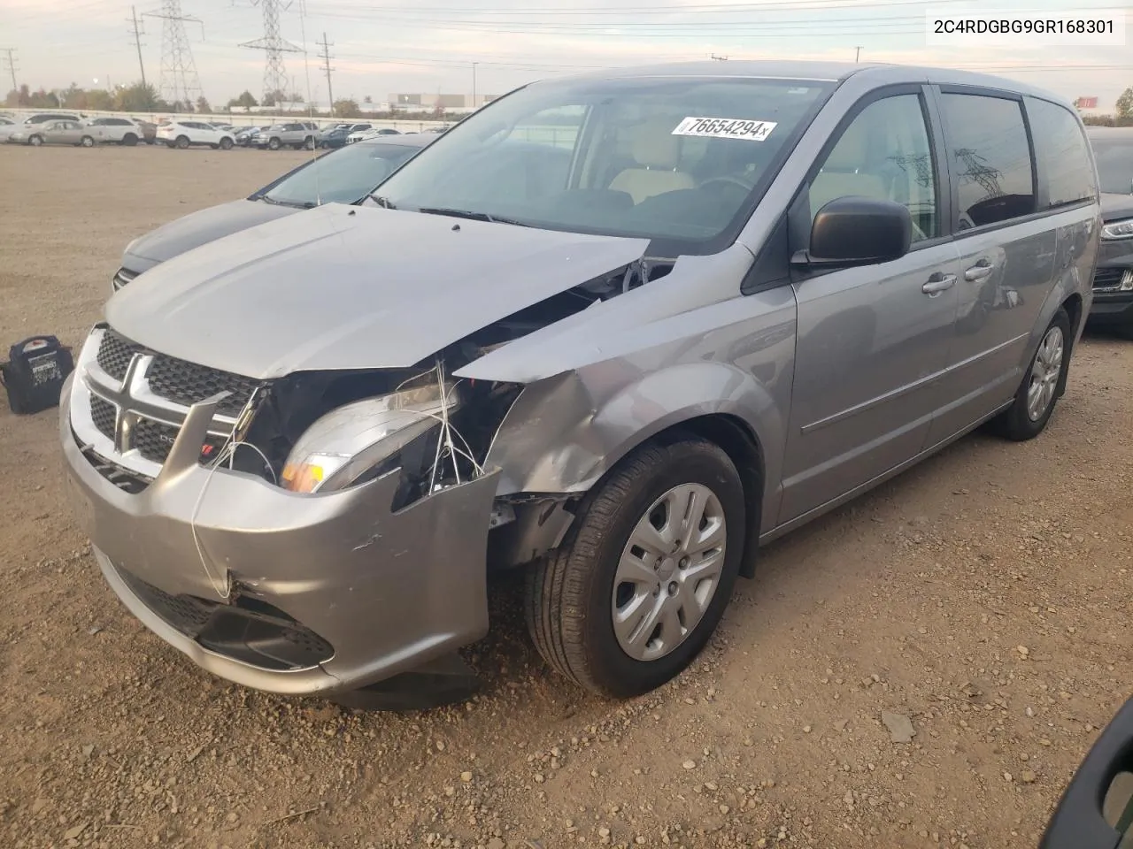 2016 Dodge Grand Caravan Se VIN: 2C4RDGBG9GR168301 Lot: 76654294