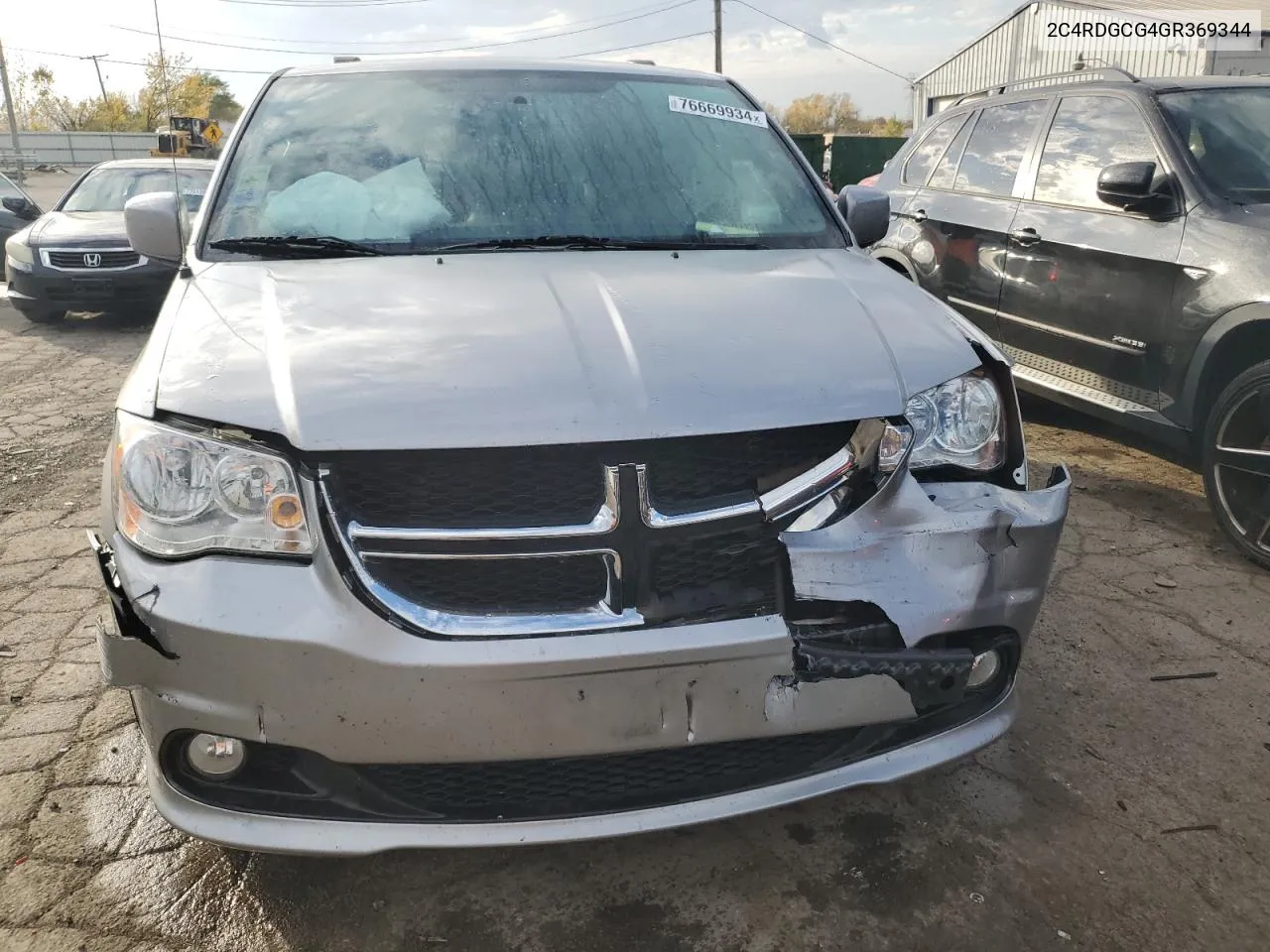 2016 Dodge Grand Caravan Sxt VIN: 2C4RDGCG4GR369344 Lot: 76669934