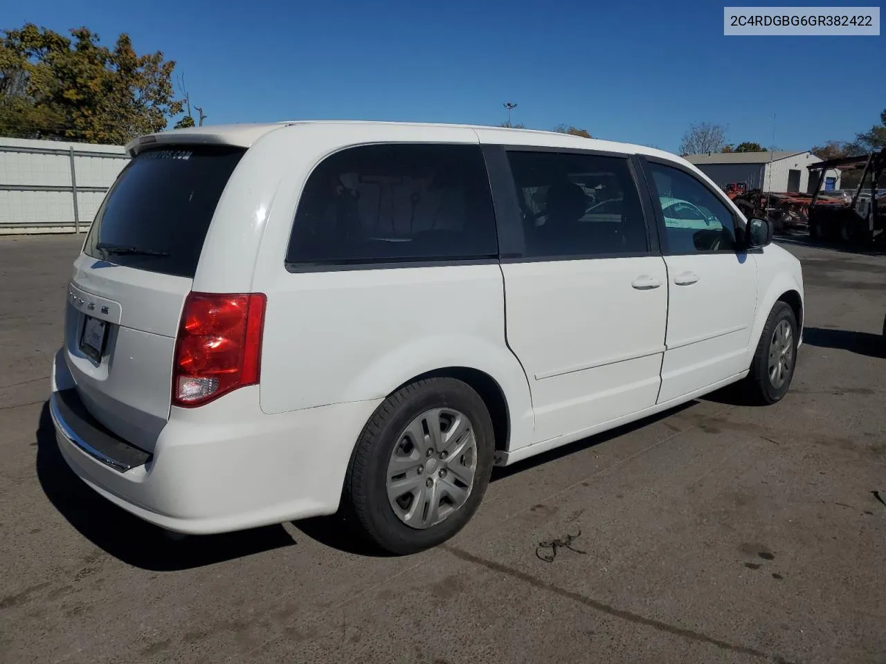 2016 Dodge Grand Caravan Se VIN: 2C4RDGBG6GR382422 Lot: 76769574