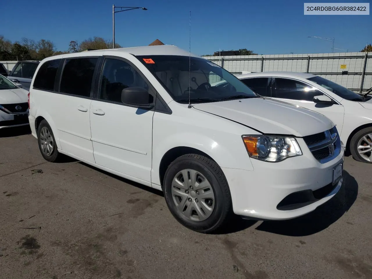 2016 Dodge Grand Caravan Se VIN: 2C4RDGBG6GR382422 Lot: 76769574