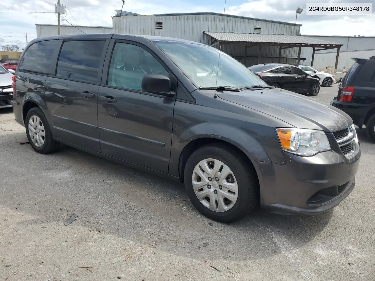 2016 Dodge Grand Caravan Se VIN: 2C4RDGBG5GR348178 Lot: 76801474