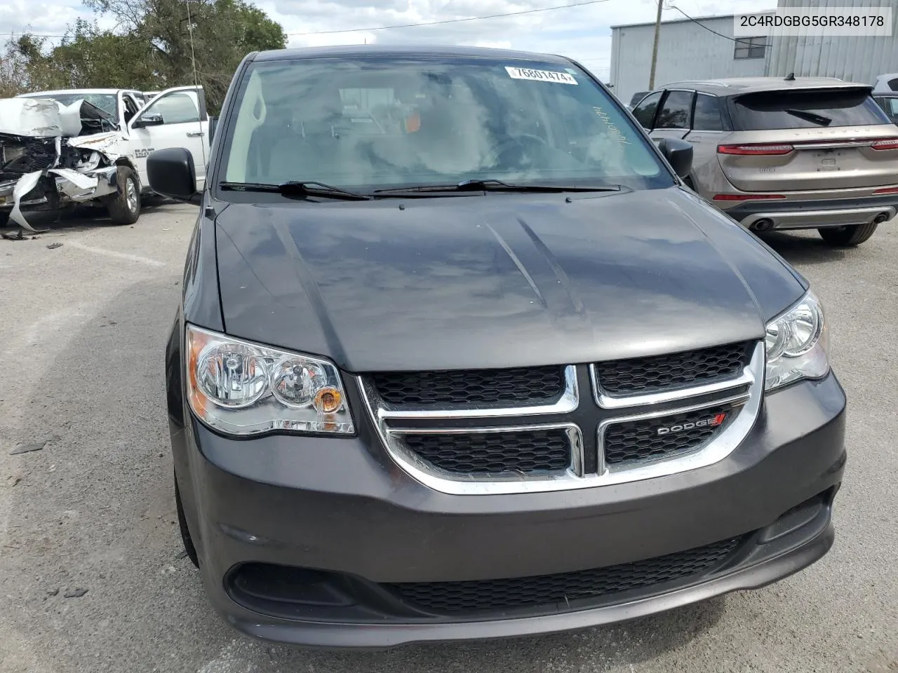 2016 Dodge Grand Caravan Se VIN: 2C4RDGBG5GR348178 Lot: 76801474