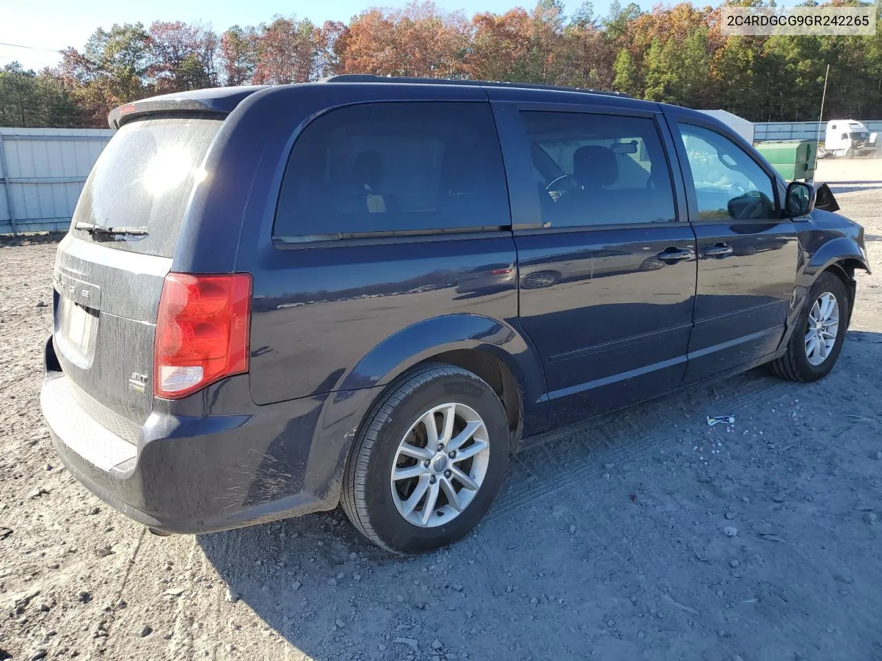 2C4RDGCG9GR242265 2016 Dodge Grand Caravan Sxt